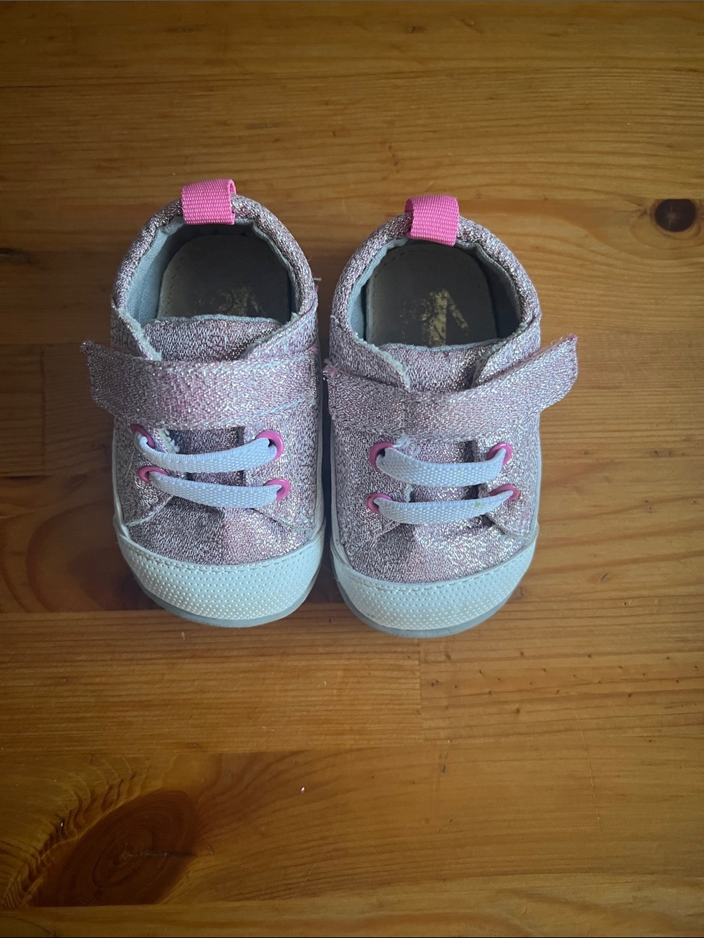 Stride Rite Pink Glitter Sneakers